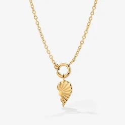 Twin Flame Right Classic Chain Necklace Set Gold