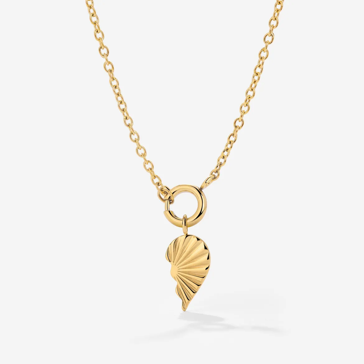 Twin Flame Right Classic Chain Necklace Set Gold