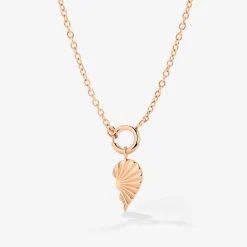 Twin Flame Right Classic Chain Necklace Set Roségold