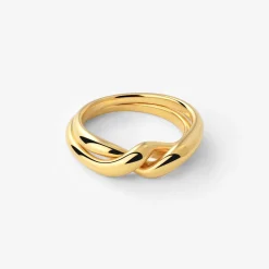 Twinsies Ring Gold