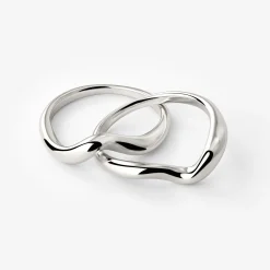 Twinsies Ring Silber