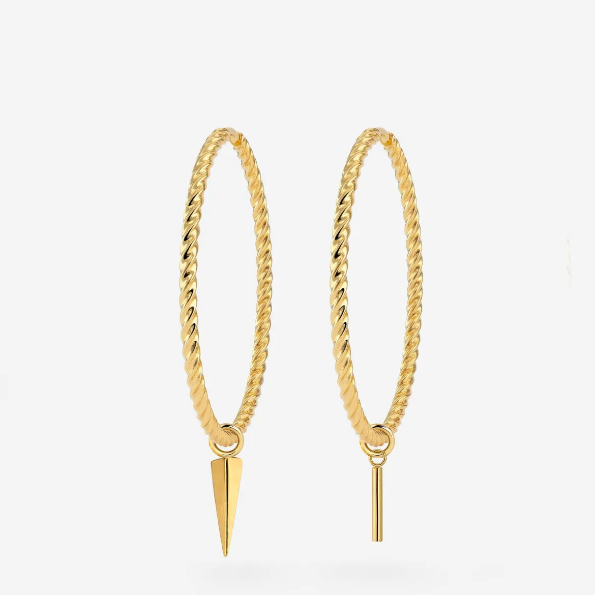 Twisted Hoop Set Extra Large