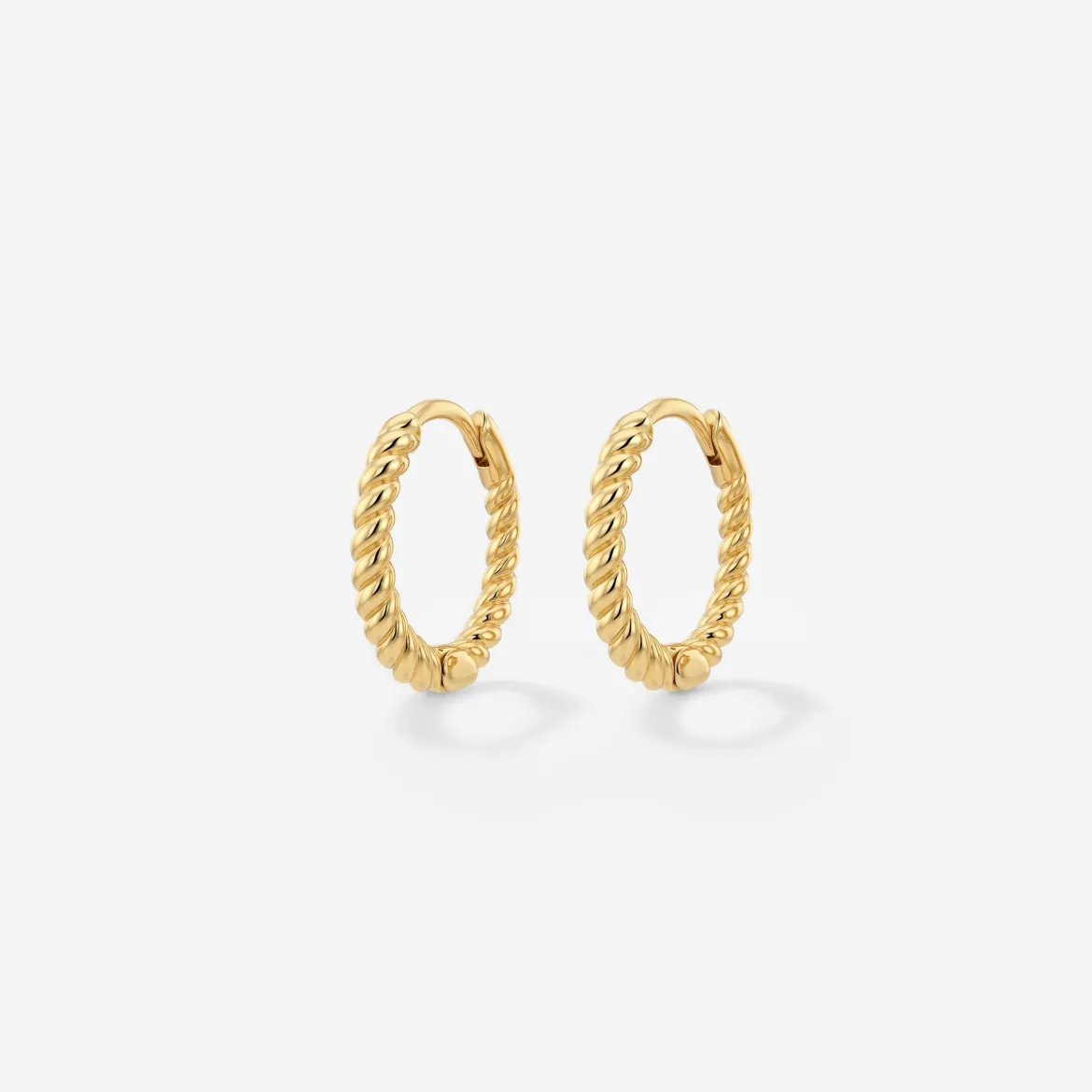 Twisted Hoops Baby - Gold