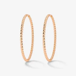 Twisted Hoops Extra Large Roségold