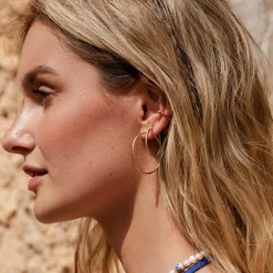 Twisted Hoops Large Roségold