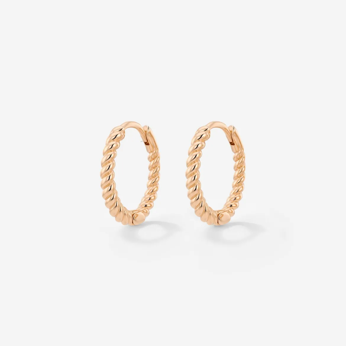 Twisted Hoops Small - Gold