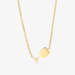 Vino Veritas Necklace Gold