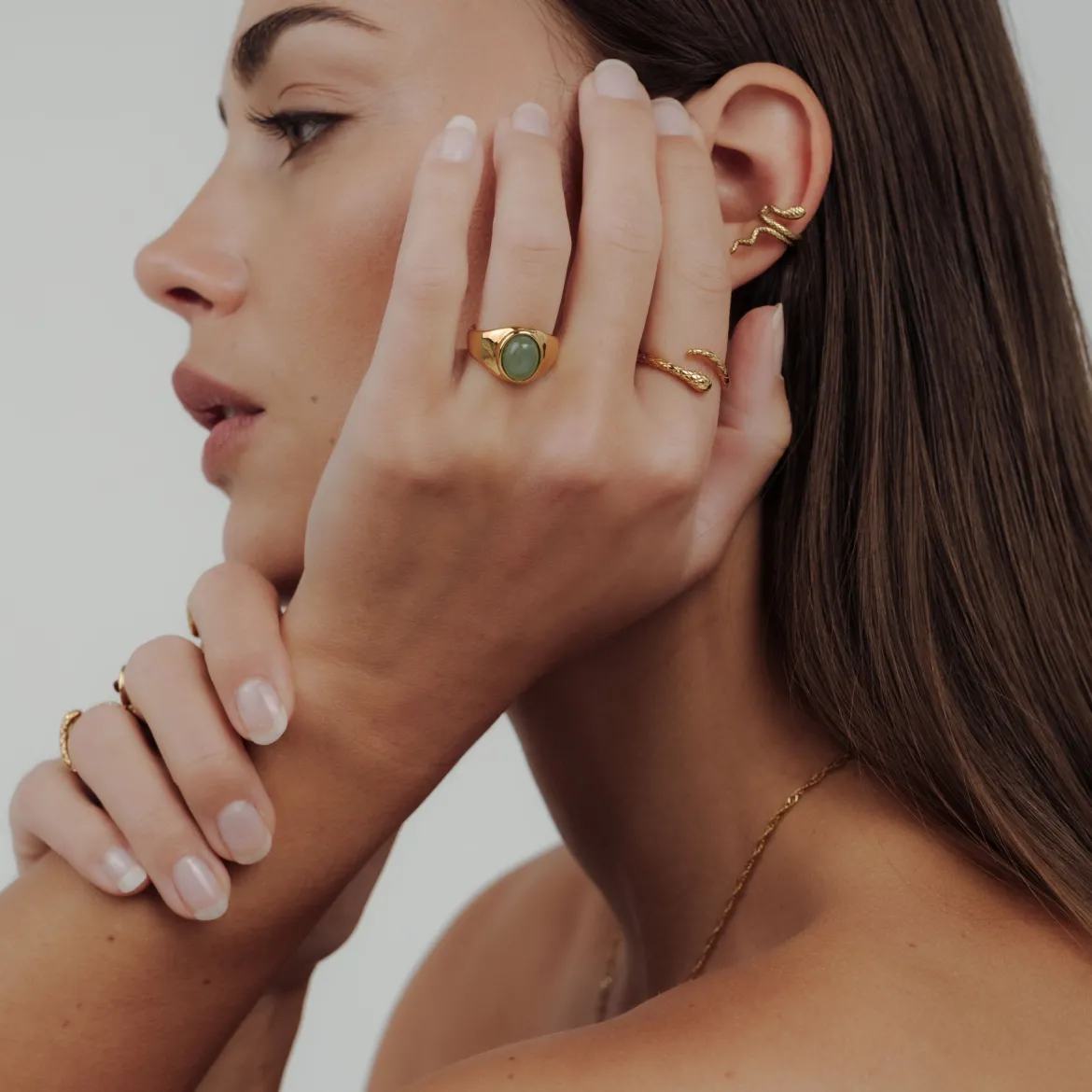 Vipers Ring Gold