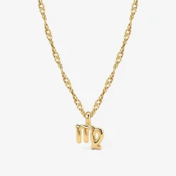 Virgo Bubble Necklace Gold