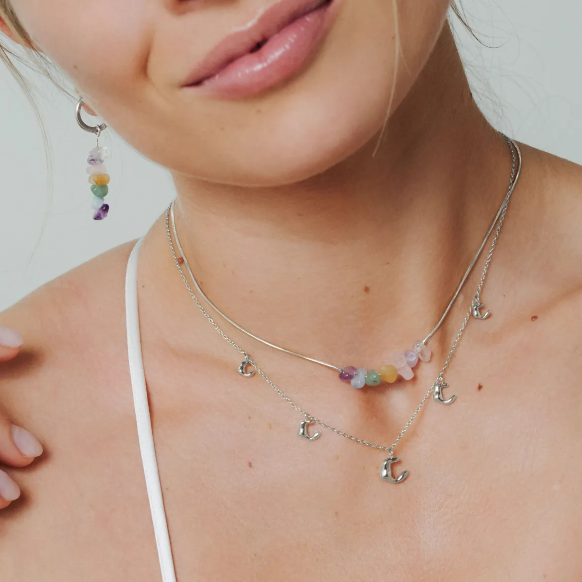 Vivid Visavie Choker Silber