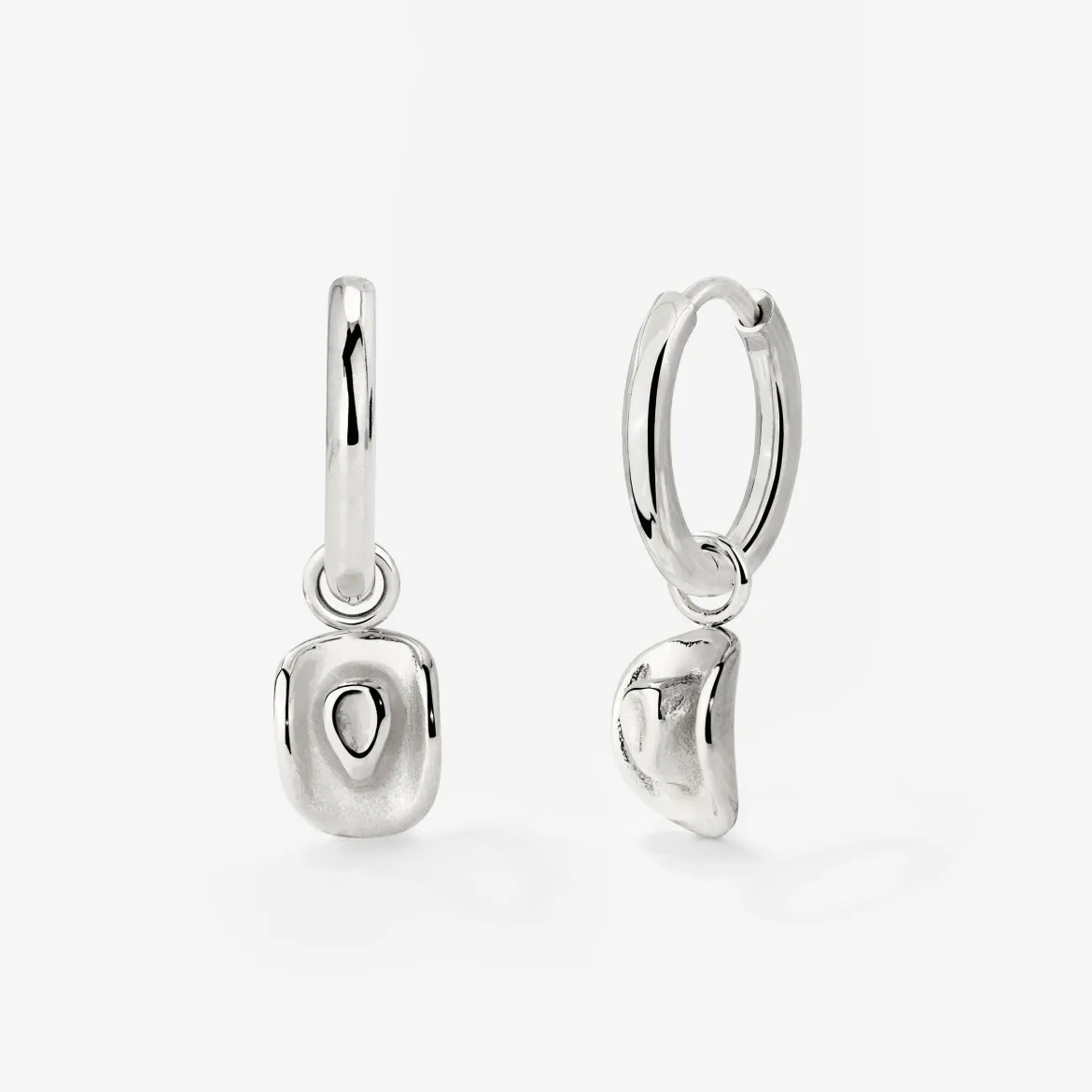 Yeehaw Hoop Set Small Silber