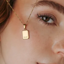 You are enough Necklace Gold