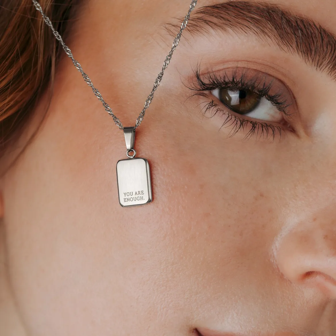 You are enough Necklace Silber