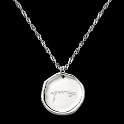 Zodiac Necklace – Aquarius / Wassermann Silber