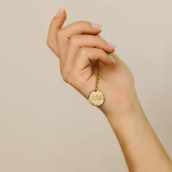 Zodiac Necklace – Aquarius / Wassermann Gold