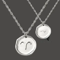 Zodiac Necklace – Aries / Widder Silber