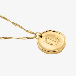 Zodiac Necklace – Capricorn / Steinbock Gold