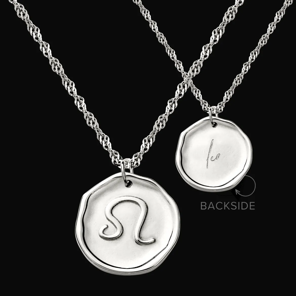 Zodiac Necklace – Leo / Löwe Silber