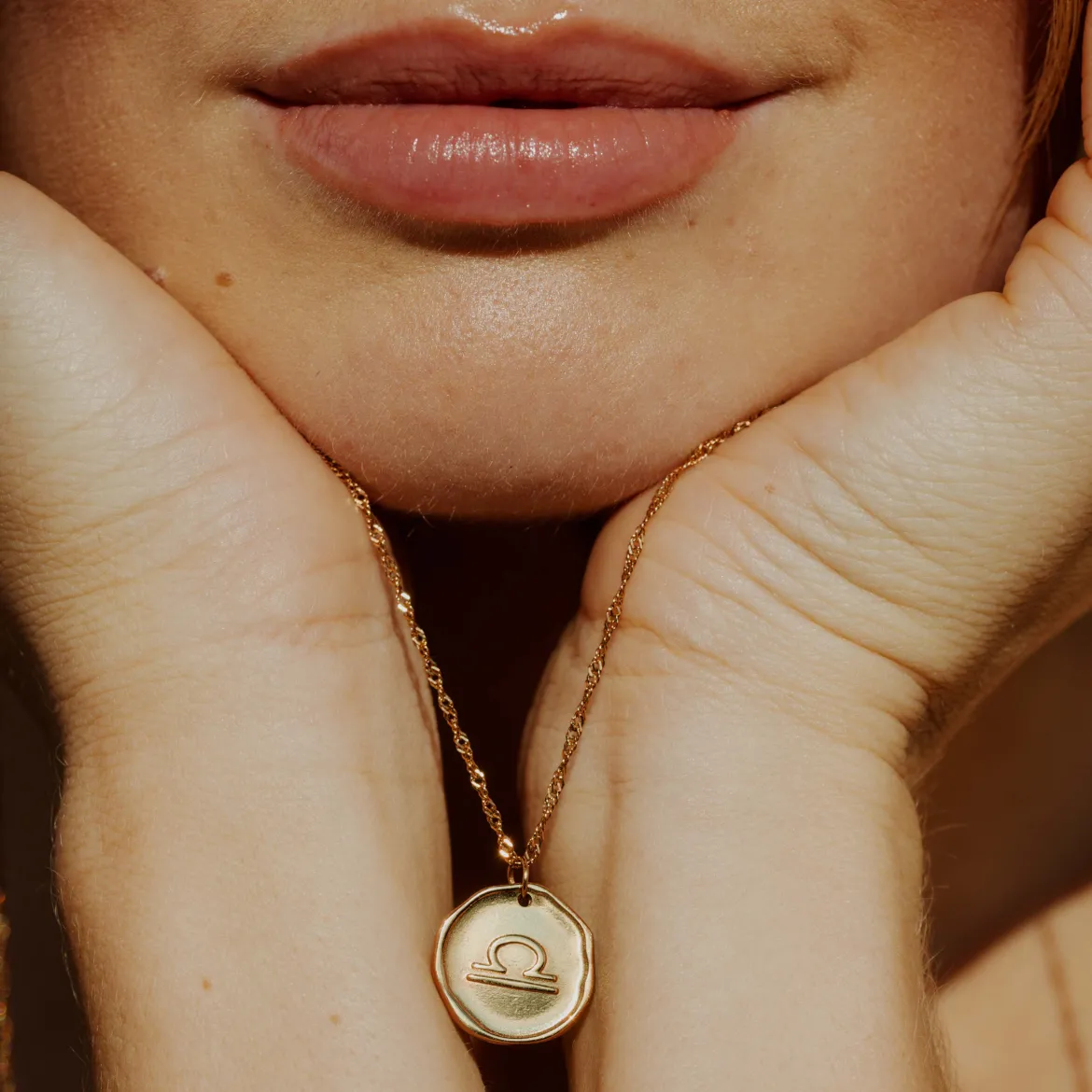 Zodiac Necklace – Libra / Waage Roségold