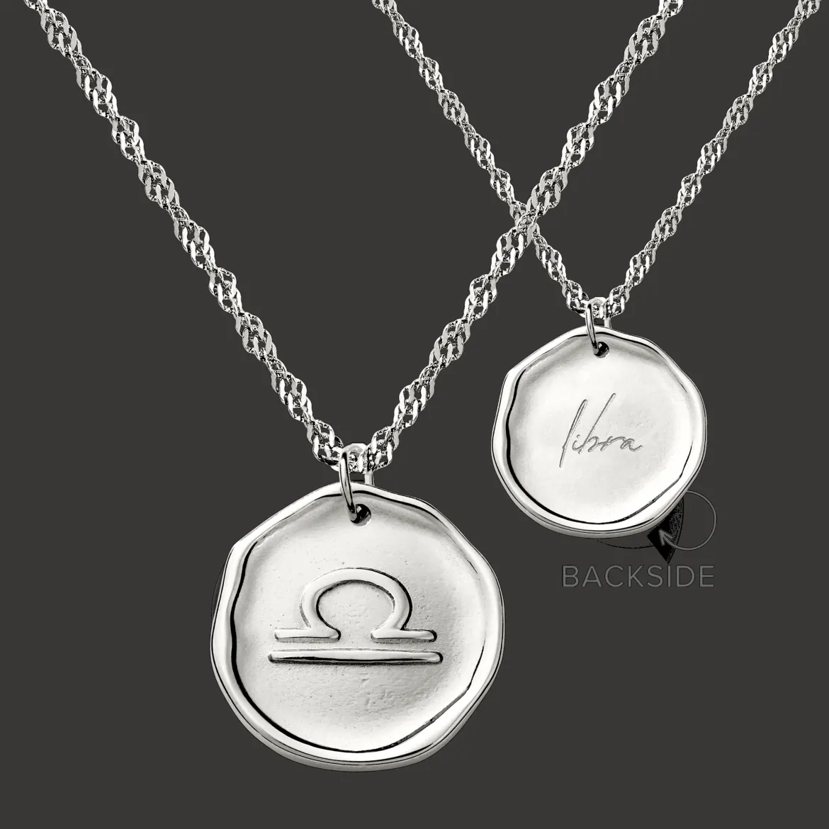 Zodiac Necklace – Libra / Waage Silber