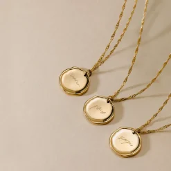 Zodiac Necklace – Pisces / Fische Gold
