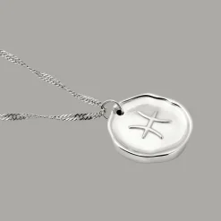 Zodiac Necklace – Pisces / Fische Silber