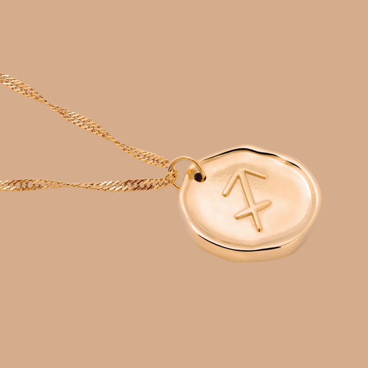 Zodiac Necklace – Sagittarius / Schütze Roségold