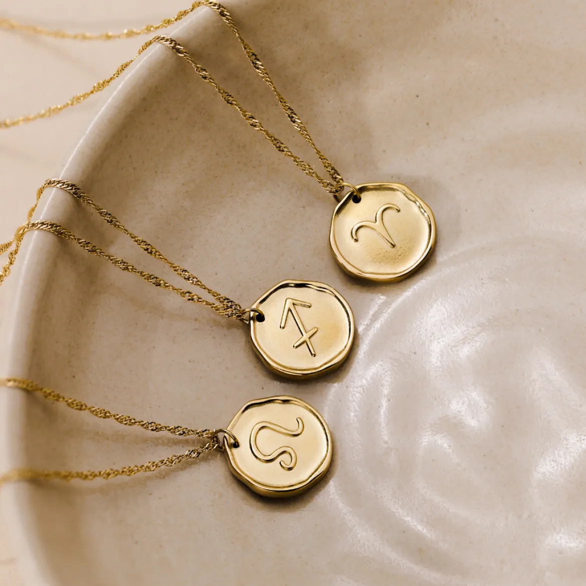 Zodiac Necklace – Sagittarius / Schütze Roségold