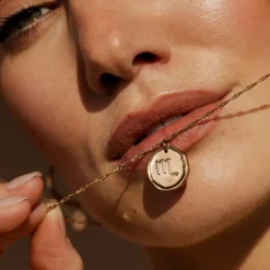 Zodiac Necklace – Scorpio / Skorpion Roségold
