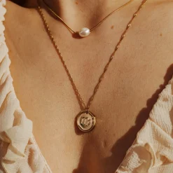 Zodiac Necklace – Virgo / Jungfrau Roségold