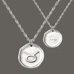 Zodiac Necklace Silber - Steinbock
