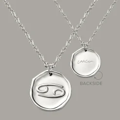 Zodiac Necklace Silber - Steinbock
