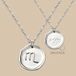 Zodiac Necklace Silber - Steinbock