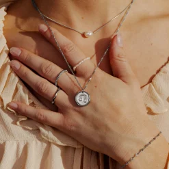 Zodiac Necklace Silber - Steinbock